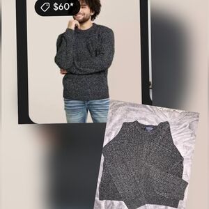 Roundtree & Yorke Charcoal Crewneck Sweater